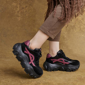 Zapatos Deportivos Casuales de Verano para Mujer, Diseño Retro con Punta Abierta, Cordones de Colores, Antideslizantes - Product Image 4