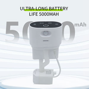 Mèo đài phun nước thép không gỉ 140oz/<span class=keywords><strong>4L</strong></span> không dây uống đài phun nước Pin hoạt động có thể sạc lại với cảm biến chuyển động - Product Image 6