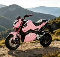 Sepeda Motor Listrik Roda Dua Ultra-Cepat Laris di Eropa 80KM/Jam, Motor Trail Listrik, Rem Regeneratif, Berkendara di Jalan Raya