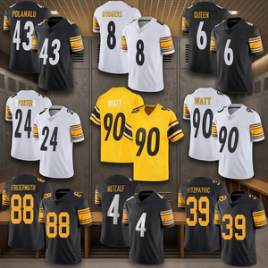 Maillot de football pour homme, col en V, manches courtes, impression sublimée, polyester respirant, coupe régulière pour adulte - Product Image 4