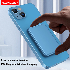 Cargador Portátil Magnético Ultra Delgado <span class=keywords><strong>Mag</strong></span> Mini <span class=keywords><strong>Safe</strong></span> de Carga Rápida PD 20W, Power Bank Inalámbrico de Aluminio para <span class=keywords><strong>iPhone</strong></span> - Product Image 5