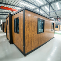 Maison conteneur modulaire de luxe extensible, étanche, résistante au feu, avec panneaux sandwich, tube solaire, design moderne, écologique, préfabriquée