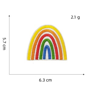 <strong>Orange</strong> Series Outdoor Handmade Embroidery Iron-On Slippers Camera <strong>Patches</strong> - Product Image 3