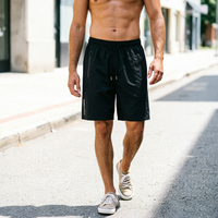 Shorts d'été personnalisés pour hommes, tissés, unis, écologiques, imprimés, de haute qualité, OEM