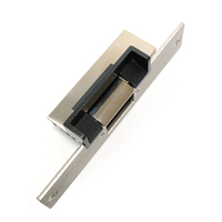 Serrure de porte électrique en acier inoxydable 12V NC/NO Cylindres de serrure de contrôle d'accès électronique Gâche électrique