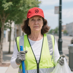 Sangle de capuchon réglable résistant à l'usure respirant anti-poussière Protection solaire Tissu d'<span class=keywords><strong>assainissement</strong></span> Chapeau Fournitures de protection du travail - Product Image 5