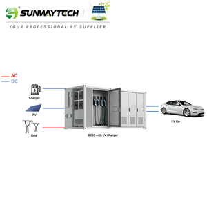 Armoire de recharge solaire intelligente pour véhicules électriques avec capacité de batterie modulaire de 87 kWh à 1,5 MWh - Product Image 2