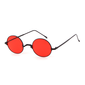 ADE WU STY128U Vintage rond polarisé rétro rond métal cadre lunettes <span class=keywords><strong>de</strong></span> soleil mode Vintage Steampunk lunettes <span class=keywords><strong>de</strong></span> soleil UV400 vente en gros - Product Image 1
