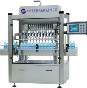 Automatic bottling line multi-heads bottle filling machine for wine, water, edible oil, ink, milk, vinegar, perfume