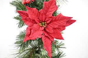 Vente chaude Pvc Vert Guirlande De Noël Décoration De Fête À La Maison Pe Guirlande Artificielle - Product Image 3