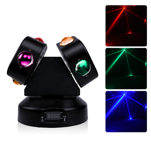 Productos de luz de escenario LED Matrix Light Beam Efecto estroboscópico 2 Head Beam Light Control DMX512 - Product Image 1