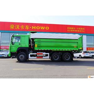 Camions à benne basculante Sino d'occasion de 30 tonnes, 6x4, moteur Weichai, diesel Euro <span class=keywords><strong>2</strong></span>, conduite à gauche, transport de sable, de terre, de gravier, segment des camions lourds - Product Image 2