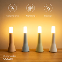 Banque d'alimentation au design moderne et pratique avec lumière nocturne LED blanc chaud, matériau ABS, source d'alimentation de la batterie, lumière d'urgence