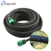 Manguera Porosa de Riego de 30 m con Soporte ODM/OEM para un Riego Eficiente, Manguera Flexible y Duradera con Carrete, Diámetro de 1/2'' y 3/4'', 150 psi