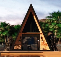 Support triangulaire en bois anti-corrosion et coupe-vent pour maison dans les arbres, hôtel, gîte, bateau-maison, idéal pour les influenceurs et les séjours en plein air