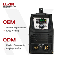 CE LEVIN OEM ODM Poste à souder onduleur 3-en-1 230V Monophasé 120A 4.5KVA pour soudage MIG à fil fourré 0.8/1.0mm