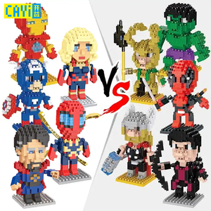 2025 Hot Selling Toys Plastic Mini Building Block Set Collection Super Heroes Movie <strong>Action</strong> <strong>Figures</strong> Nano Block Kids Toys for Gift - Product Image 3