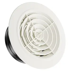 Регулируемая Крышка для вентиляционного отверстия ABS, белая решетка для решетки, вентиляция для ванной комнаты, офиса, кухни