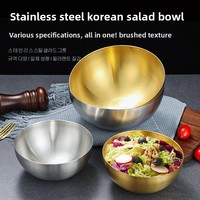 Bol à salade moderne minimaliste en acier inoxydable, grand saladier simple couche pour barbecue et cuisine