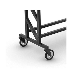 Venta al por mayor de metal de pie de alta resistencia estante de almacenamiento de baloncesto de metal pelota de fútbol soporte de exhibición estante de baloncesto con ruedas - Product Image 6