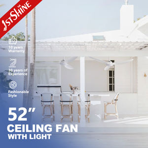 พัดลมเพดาน LED 1stshine แรงลมสูง ขนาด 52 นิ้ว ใบพัดพลาสติก สีขาว พร้อมระบบควบคุมอัจฉริยะ - Product Image 2