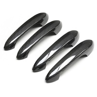 Couvre-poignée de porte extérieure en fibre de carbone véritable pour BMW F30 F35 F80 M3 F32 F36 G20 G22, kit de modification de carrosserie automobile, accessoires