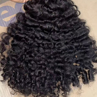Cabello Virgen Rizado Caribeño SDD, Cabello Virgen Malayo, Cabello Virgen de Donante, Paquetes de Cabello Virgen para Crochet, Cabello Virgen Indio, Cabello Virgen a Granel SDD