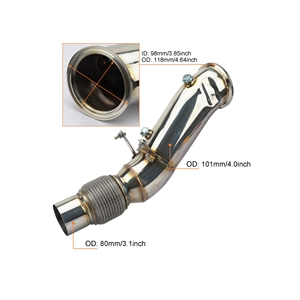 Collecteur d'échappement B48 pour <span class=keywords><strong>BMW</strong></span> 120i 125i 220i 230i 320i 330e 330i 420i 430i 730i 730e F20 F22 F30 F31 F32 – Downpipes de course - Product Image 4