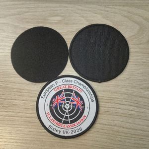 Écussons tissés brodés personnalisés avec logo, écologiques, à scratch, pour chapeaux et uniformes vestimentaires – Vente en gros - Product Image 2