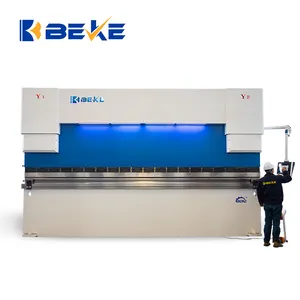 Máquina dobradeira de chapa metálica 6 metros de comprimento 4 + 1 eixos CNC prensa dobradeira hidráulica máquina dobradeira