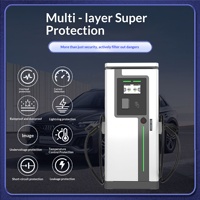 Зарядная станция для электромобилей постоянного тока CCS2 мощностью 80 кВт, европейский стандарт, 250 А, 150-1000 В, с 4G и Ethernet