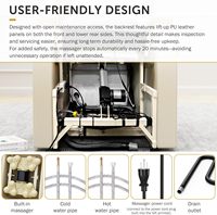 Sillón de Pedicura Eléctrico Reclinable Profesional de Lujo Moderno para Salón de Belleza, Spa de Manicura y Pedicura en Venta