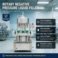 Machine de remplissage sous vide à pression négative anti-mousse, remplisseuse automatique haute précision 2400 bouteilles/heure pour alcools faiblement alcoolisés