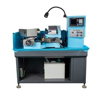 Rectifieuse manuelle à trois mâchoires pour trous intérieurs, poinçonneuse, mandrin à rouleaux, rectifieuse cylindrique haute précision 0,75 kW