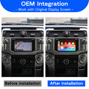 ชุดอินเทอร์เฟซโมดูลถอดรหัสอัตโนมัติของ <span class=keywords><strong>Apple</strong></span> <span class=keywords><strong>Carplay</strong></span> สำหรับ <span class=keywords><strong>Toyota</strong></span> 4Runner/Avalon/Fortuner/ทุนดรา/Land Cruiser/Prius - Product Image 2