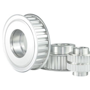 Poulie synchrone en aluminium 6061 sur mesure, alésage 10 mm pour composants de transmission industrielle de tour, support OEM - Product Image 4