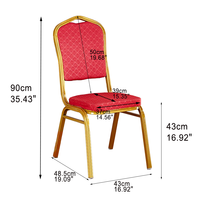 Chaises de salle à manger modernes de luxe, chaises bon marché pour hôtels, mobilier commercial en gros
