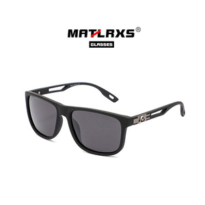 Gafas de Sol con Montura Completa Rectangular, Polarizadas, UV400, para Conducir, Modernas, Unisex, Montura de PC, Lentes TAC, 144 mm de Ancho - Product Image 4