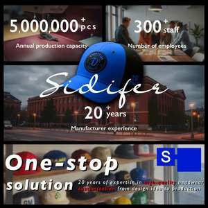 قبعة رياضية مخصصة من 5 قطع من الجلد المدبوغ مع تطريز شخصي على شكل شعر اللحية G5 - Product Image 3