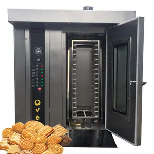 Hochwertige kommerzielle elektrische 16 32 64 Tabletts Brot Pizza Back geräte Rotations ofen für Bäckerei