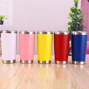 20oz Vacuum Insulation Stainless Steel Double Wall Thermo Travel Coffee Tumbler