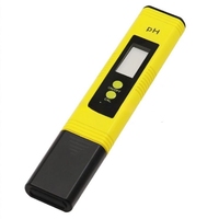 pH-mètre à bouton-poussoir, grand écran, correction automatique, stylo de test de pH, instrument de mesure de pH pour l'aquaculture et la mesure des alcalis