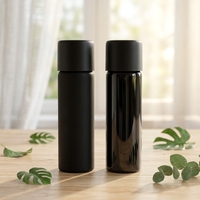 Tube en verre noir de qualité supérieure avec couvercle CR pour le bien-être