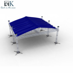 Estructura de Aluminio para Iluminación de Escenarios en Conciertos y Eventos, Truss Resistente y Portátil para Cajas de Altavoces Cuadradas - Product Image 1