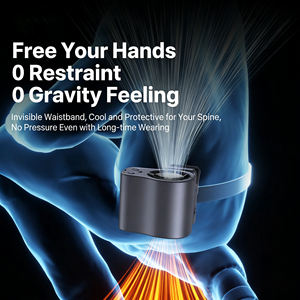 Ventilador portátil recargable por USB con batería, plegable, de mano, para exteriores, con pantalla digital - Product Image 4