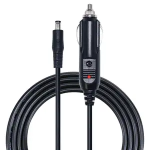 Adaptador de entrada aux para cigarro, adaptador de entrada de luz macho dc 24 volts e 12v para carregamento