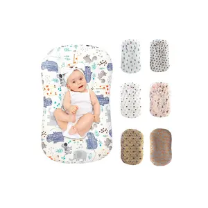 아기 안락 의자 커버 신생아 안락 의자 슬립 커버 이동식 유아 바닥 시트 아기 둥지 커버, 아기 패딩 안락 커버