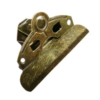 Populaire classique ancienne mode 85mm laiton Antique Bronze A4 B5 dossier pince reliure printemps papier métal presse-papiers Clip pour Menus