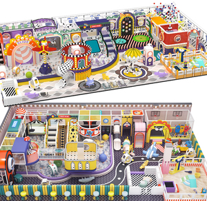 Centre de jeu familial certifié TUV Équipement de terrain de jeu intérieur personnalisé Château vilain pour enfants, agences de jeux souples en Chine - Product Image 5
