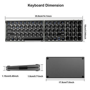 Custom Arabic Folding <b>Keyboard</b> and English Foldable European <b>Keyboard</b> Italian <b>Keyboard</b> Rk Foldable - Product Image 5